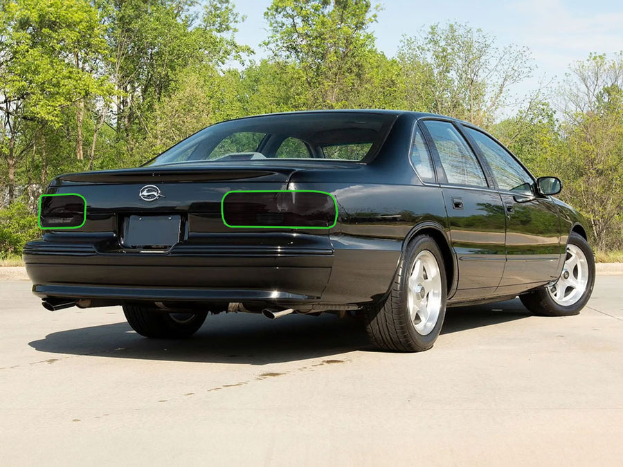 impala Tail Light Tint Installation Points