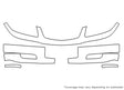 impala Avery Dennison Clear Bra Bumper Precut PPF Diagram