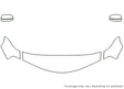 impala 3M Clear Bra Hood Precut PPF Diagram