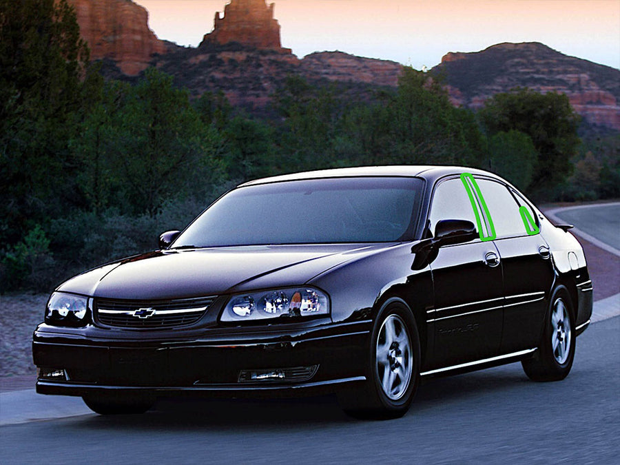 chevrolet impala 2000-2005 Pillar Post Trim Installation Location