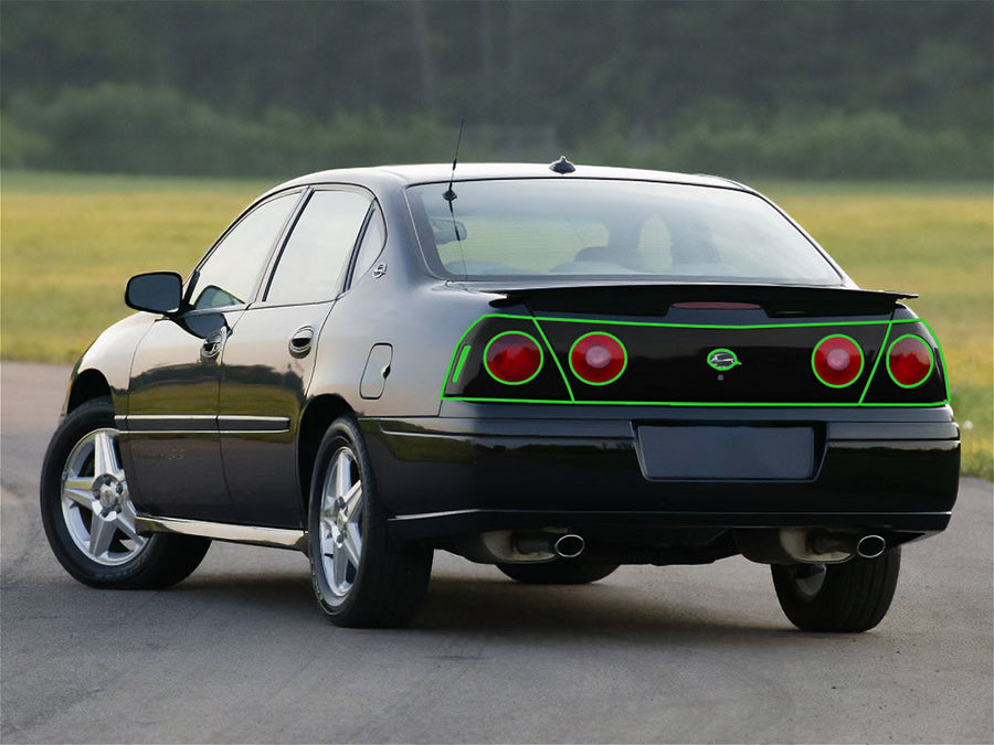 impala Tail Light Tint Installation Points