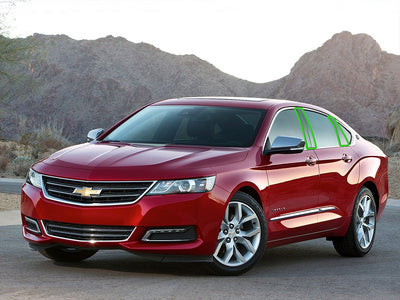 chevrolet impala 2006-2013 Pillar Post Trim Installation Location