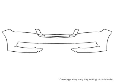impala Avery Dennison Clear Bra Bumper Precut PPF Diagram