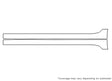 impala Avery Dennison Clear Bra Door Cup Precut PPF Diagram