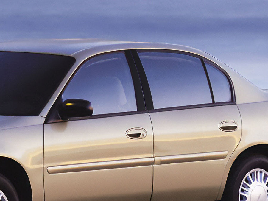 chevrolet malibu 1997-2003 Gloss Black Pillar Cover Diagram