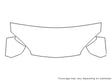 malibu Avery Dennison Clear Bra Hood Precut PPF Diagram