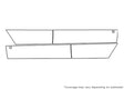 malibu 3M Clear Bra Door Cup Precut PPF Diagram