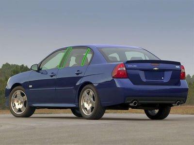 chevrolet malibu 2004-2007 (sedan) Pillar Post Trim Installation Location