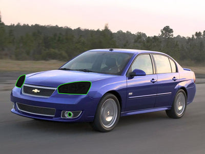 chevrolet malibu 2004-2007 Headlight Tint Location