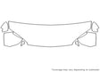 malibu Avery Dennison Clear Bra Hood Precut PPF Diagram