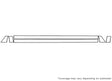 malibu 3M Clear Bra Door Cup Precut PPF Diagram