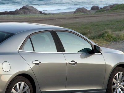 chevrolet malibu 2008-2012 Matte Black Pillar Cover Diagram