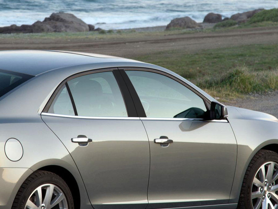 chevrolet malibu 2008-2012 Matte Black Pillar Cover Diagram