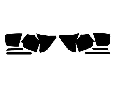 malibu Precut Tail Light Tint Diagram