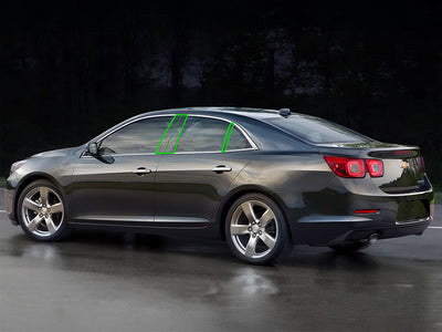 chevrolet malibu 2013-2015 Pillar Post Trim Installation Location