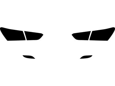 malibu Precut Tail Light Tint Diagram