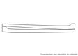 malibu 3M Clear Bra Door Cup Precut PPF Diagram