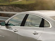 chevrolet malibu 2016-2024 Brushed Aluminum Black Pillar Cover Diagram