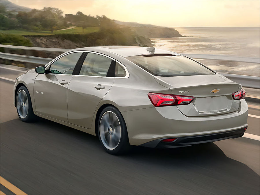 chevrolet malibu 2016-2024 Matte Black Pillar Trim