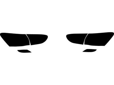 malibu Precut Tail Light Tint Diagram