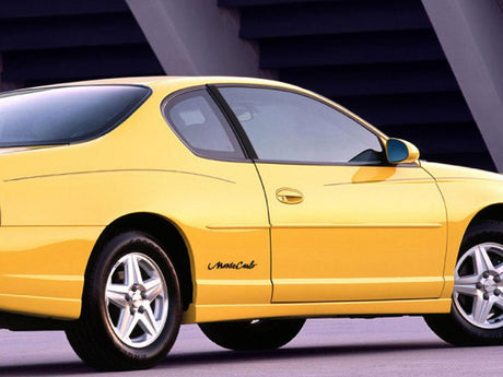 chevrolet monte carlo 2000-2007 Custom Pillar Cover Diagram
