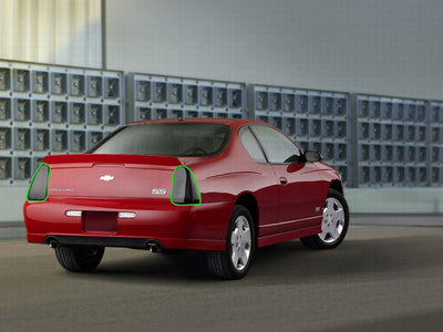 monte carlo Tail Light Tint Installation Points