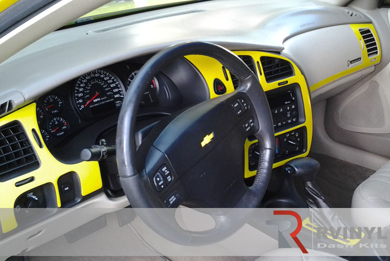 Chevrolet Monte Carlo 2000 Yellow Dash Kit~Custom Yellow Interior Parts~2