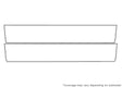 monte carlo 3M Clear Bra Door Cup Precut PPF Diagram