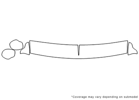 s-10 Avery Dennison Clear Bra Hood Precut PPF Diagram