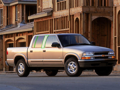 chevrolet s-10 1994-2001 (extended cab) Pillar Post Trim Installation Location