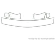 s-10 Avery Dennison Clear Bra Hood Precut PPF Diagram