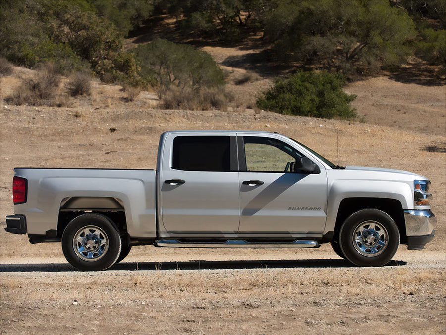 chevrolet silverado 2014-2018 (1500 crew / extended cab) Matte Black Pillar Trim