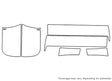 silverado Avery Dennison Clear Bra Door Cup Precut PPF Diagram