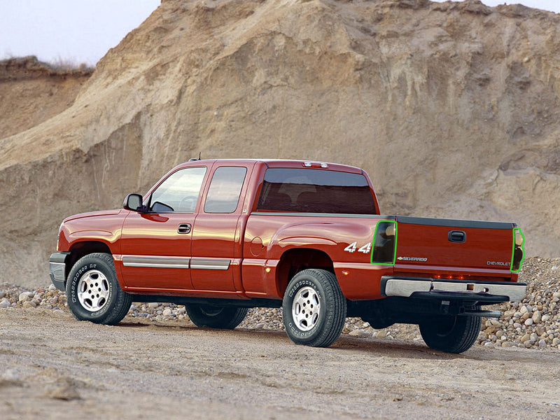 silverado Tail Light Tint Installation Points