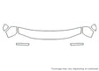 silverado 3M Clear Bra Hood Precut PPF Diagram