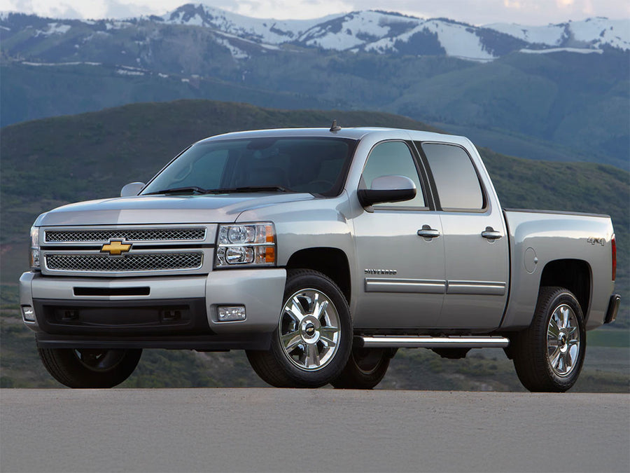 chevrolet silverado 2007-2013 (regular / crew cab) Carbon Fiber Pillar Trim