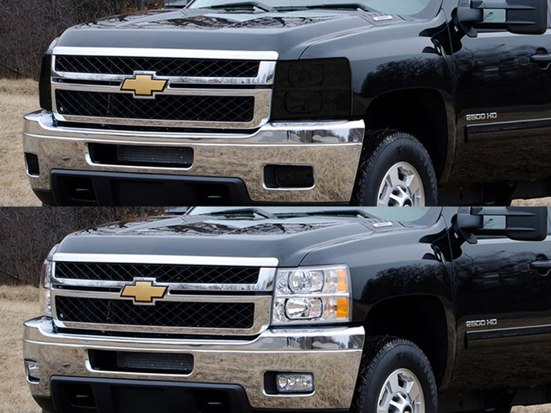 chevrolet silverado 2007-2014 (2500 / 3500) Headlight Tint Appearance