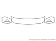 silverado 3M Clear Bra Hood Precut PPF Diagram