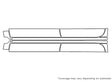 silverado 3M Clear Bra Door Cup Precut PPF Diagram