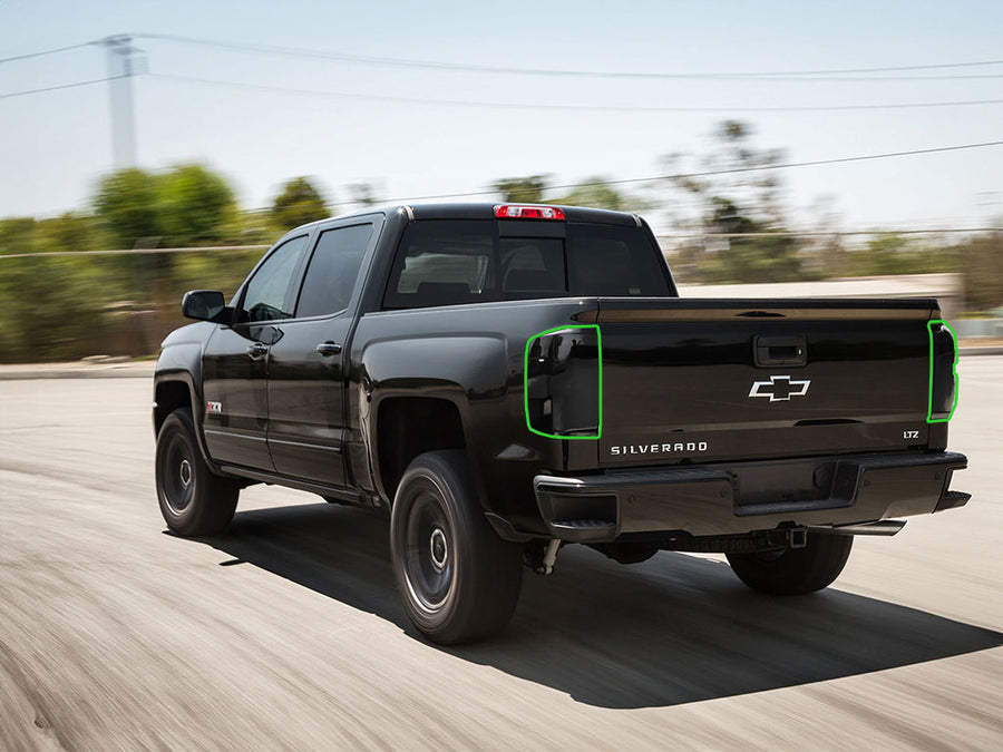 silverado Tail Light Tint Installation Points