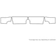silverado 3M Clear Bra Door Cup Precut PPF Diagram