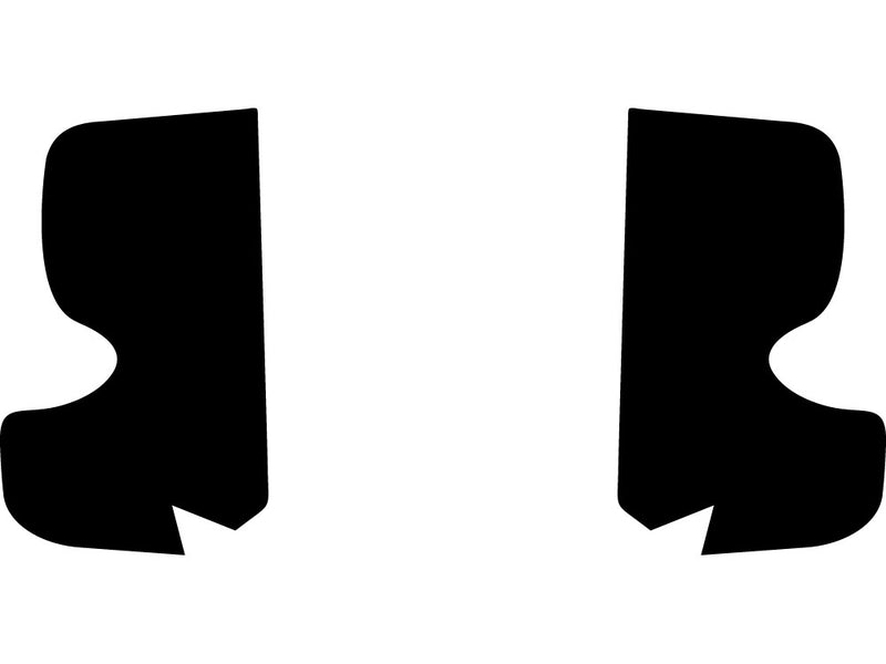silverado Precut Tail Light Tint Diagram