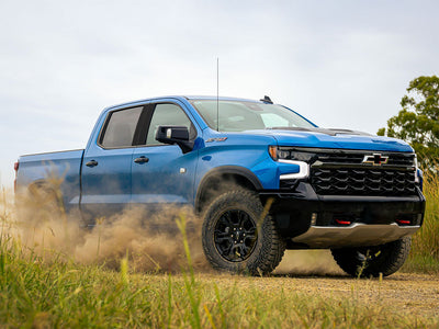 chevrolet silverado 2019-2024 (1500 crew / extended cab) Matte Black Pillar Trim