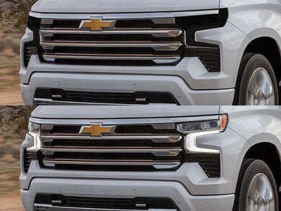 chevrolet silverado 2019-2024 (1500, led) Headlight Tint Appearance