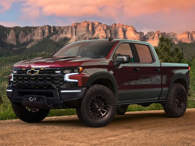 chevrolet silverado 2020-2024 (2500 / 3500 / crew / extended cab) Piano Black Pillar Trim