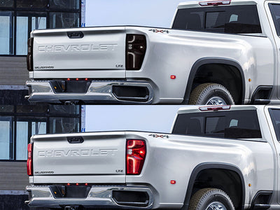 silverado (2500 / 3500) Before and After Smoked Taillights