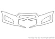 sonic 3M Clear Bra Bumper Precut PPF Diagram