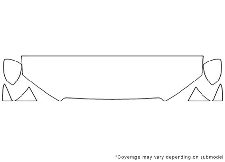 sonic Avery Dennison Clear Bra Hood Precut PPF Diagram