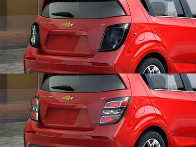 sonic (hatchback) Before and After Smoked Taillights