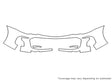 sonic 3M Clear Bra Bumper Precut PPF Diagram